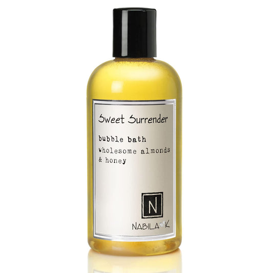 Sweet Surrender Bubble Bath with Almond & Honey Scent by Nabila K - Essential Oils with Natural Ingredients for Sensitive Skin, Tear-Free, Gentle