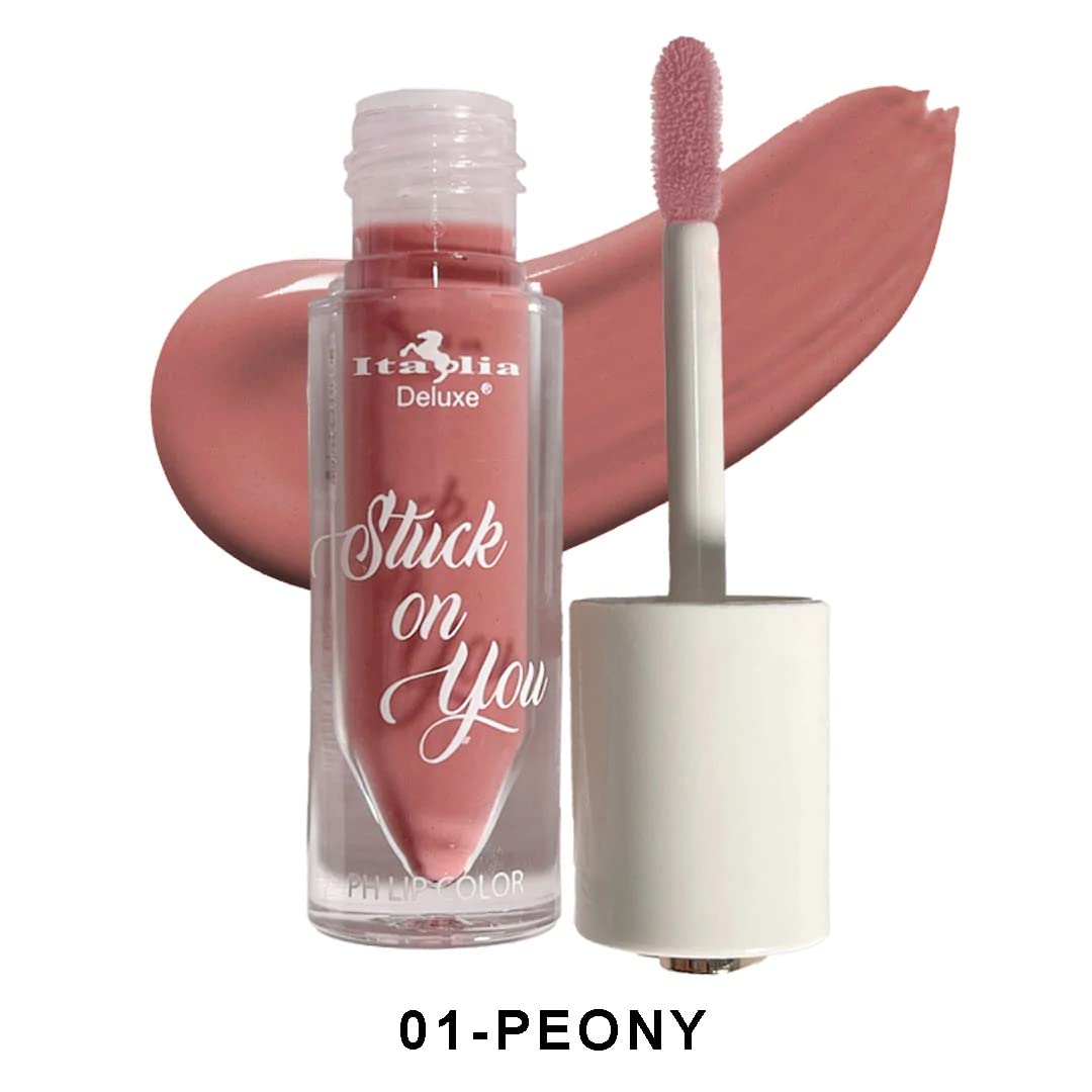 Italia Deluxe STUCK ON YOU PH LIP COLOR 6 Piece Set Lasts All Day, 0.1058 Ounce