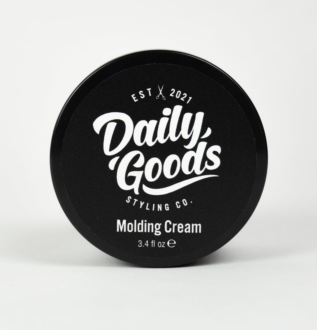 Daily Goods Styling Co. | Molding Cream | Natural Shine | Medium Hold | 3.4 oz 100 mL