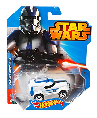 Hot Wheels Star Wars Character Car, 501st Clone Trooper