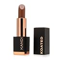 Kandi Koated Suede Matte Lipstick - Rich Cocoa Warm Mid-Tone Brown - Highly Pigmented Long-Lasting Matte Lipstick for Women - Creamy Smooth Finish -