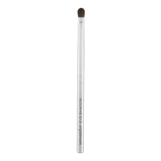 Mirabella Eyeshadow Brush, Premium Professional Makeup Brush Collection, Cruelty-Free Synthetic Bristle Brush with Hand-Sculpted Brushed Aluminum
