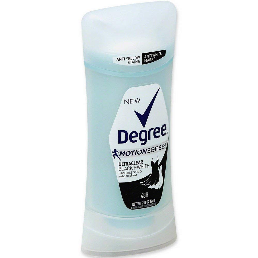 Degree MotionSense UltraClear Black+White Antiperspirant Deodorant Stick, 2.6 oz (Pack of 6) Beauty and Personal Care Degree