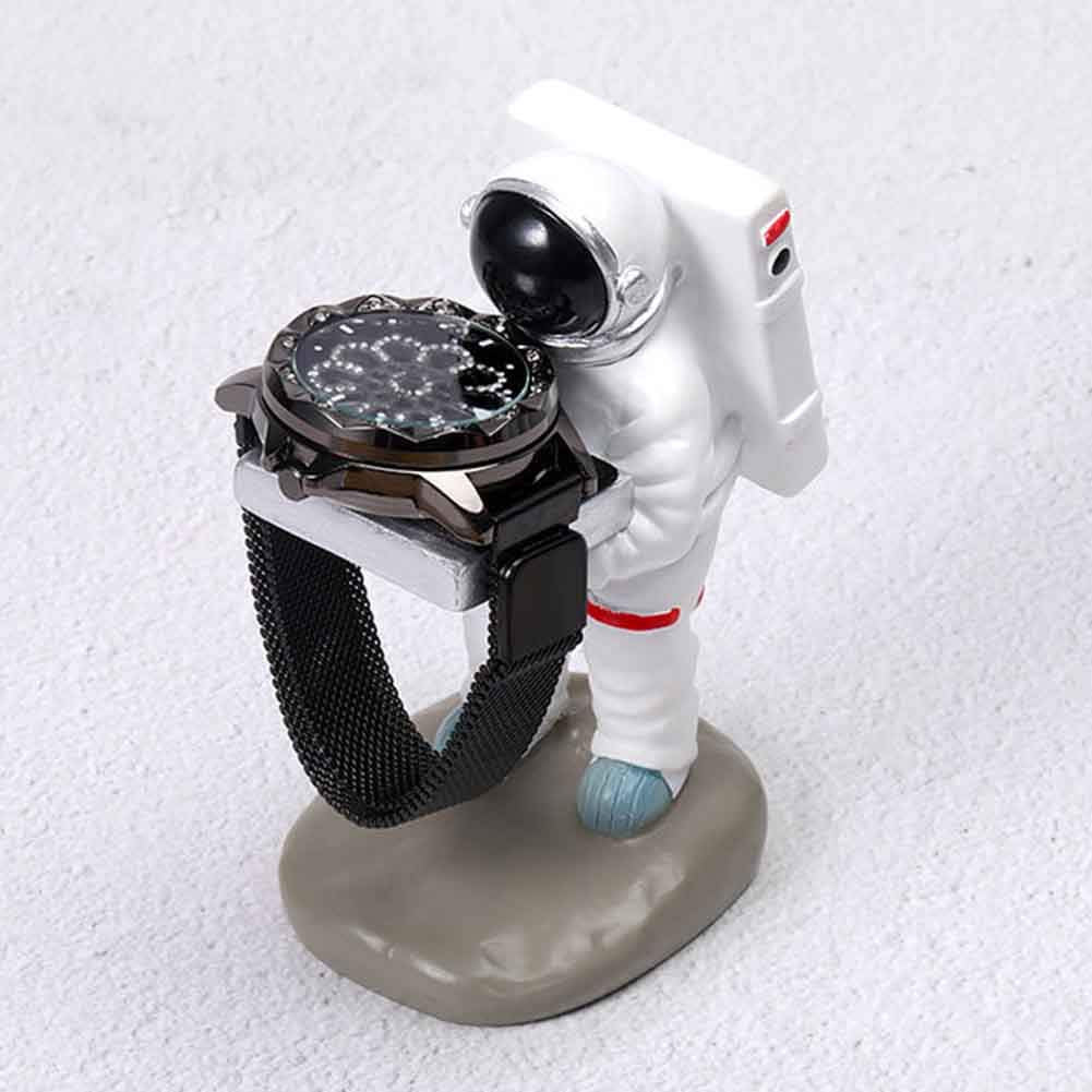 Just E Joy Watch Display Stand Old Housekeeper/Astronaut Resin Figurine Model Watch Holder Decoration Storage Rack for Jewelry Watch Bracelet…