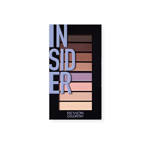Revlon Eyeshadow Palette, ColorStay Looks Book Eye Makeup, Highly Pigmented in Blendable Matte & Metallic Finishes, 940 Insider, 0.12 Oz