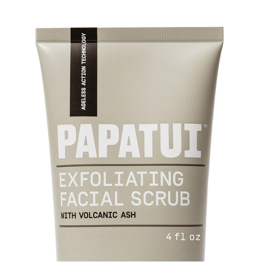 PAPATUI by Dwayne Johnson Men's Face Exfoliating Scrub, Unscented Facial Cleanser, Smooths Skin Texture, Fine Lines & Wrinkles, with Peptides Beauty & Personal Care PAPATUI