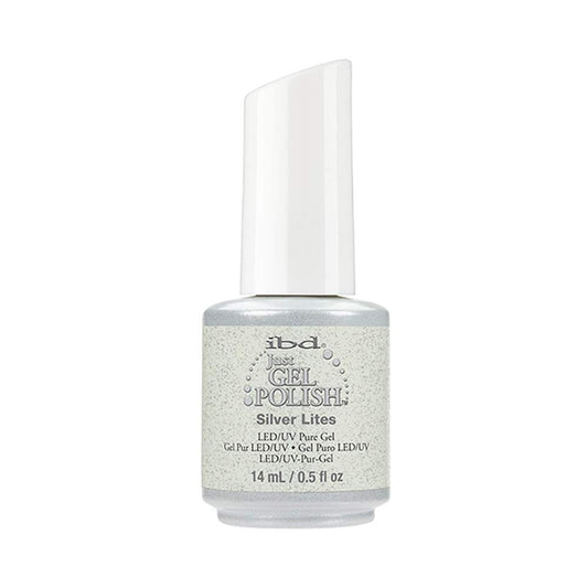 IBD Just Gel Nail Polish, Silver Lites, 0.5 Fluid Ounce Beauty & Personal Care IBD