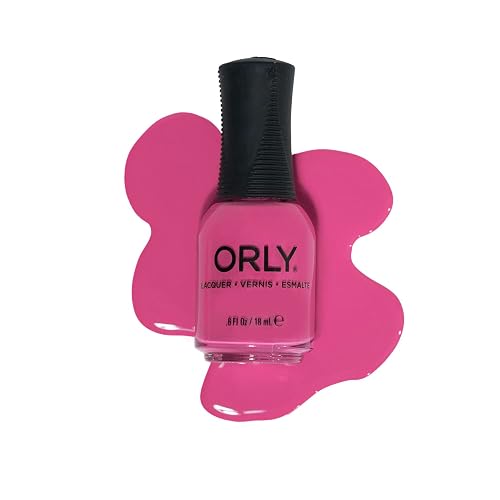 Orly Shut Up Heather Nail Polish | Limited Edited 1980s Collection | Bright Fuchsia Crème | Long-Wearing, Quick Drying & Chip Resistant Formula | Beauty & Personal Care Orly