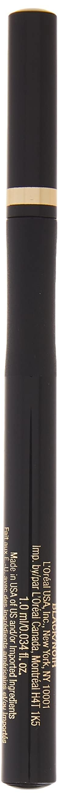 L'Oreal Paris Makeup Infallible Super Slim Long-Lasting Liquid Eyeliner, Ultra-Fine Felt Tip, Quick Drying Formula, Glides on Smoothly, Black, Pack
