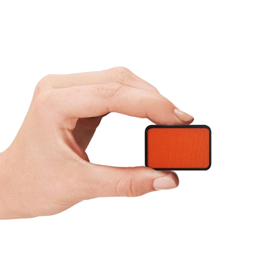 Kraze FX Face Paint Palette Refill - Orange Face Paint (10 gm) - Hypoallergenic Non-Toxic Water Activated Professional Halloween Face & Body Painting