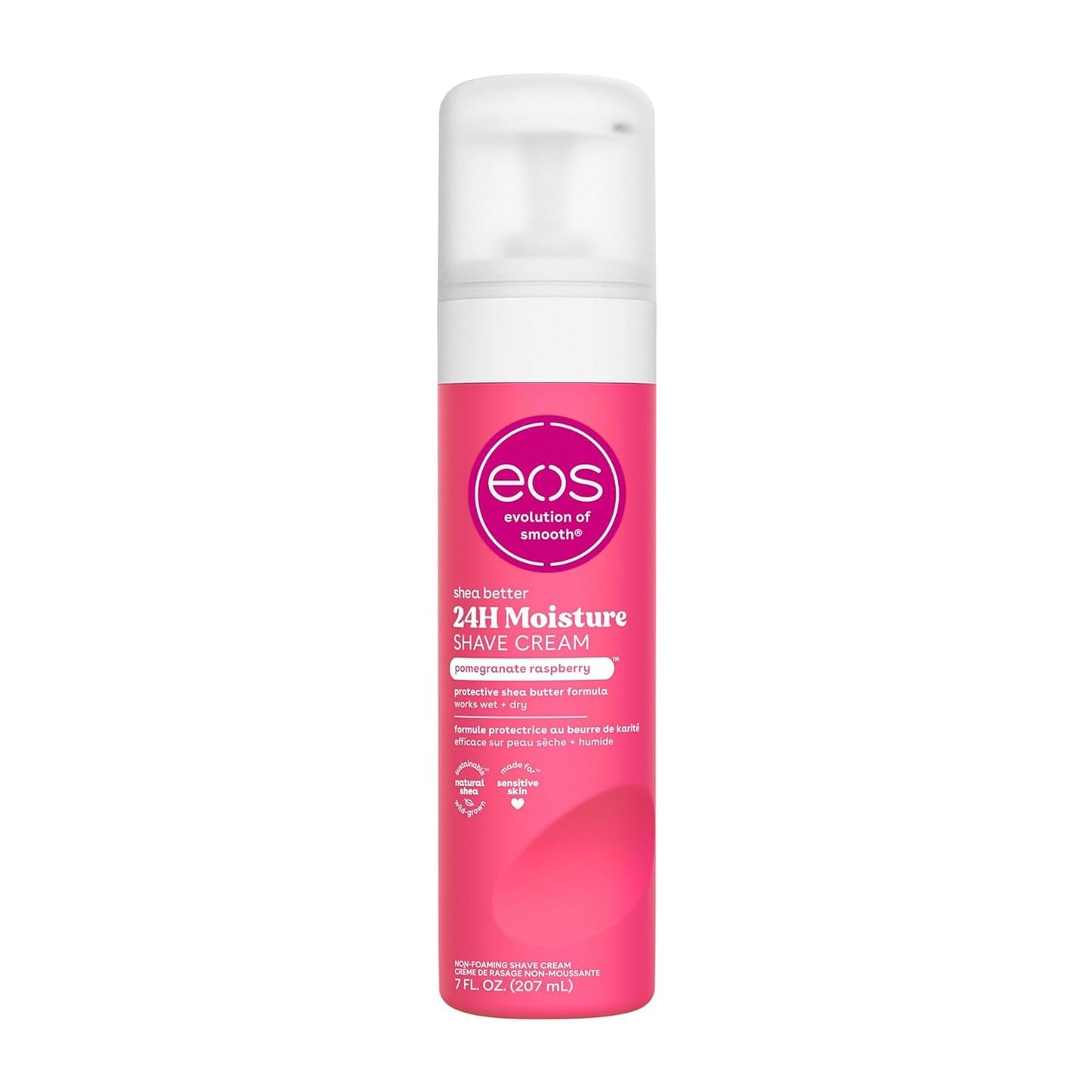 eos Shea Better Shaving Cream Pomegranate Raspberry, 7 fl oz Beauty and Personal Care eos