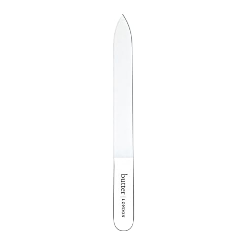 butter London Glass Nail File, Signature Glass Collection - Professional Nail Filers for Natural Nails - Salon Quality Manicure Pedicure Tool