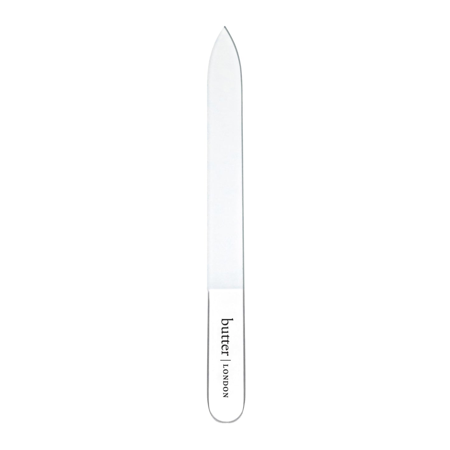 butter London Glass Nail File, Signature Glass Collection - Professional Nail Filers for Natural Nails - Salon Quality Manicure Pedicure Tool