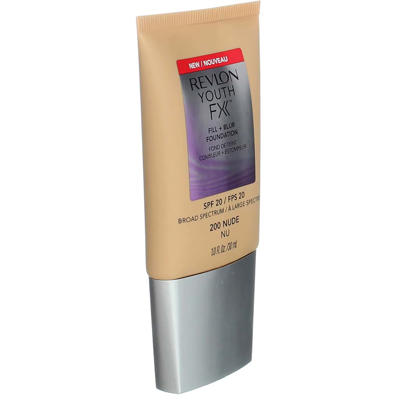 Revlon Youth Fx Fill + Blur Foundation, 200 Nude, 1 fl oz (Pack of 2)