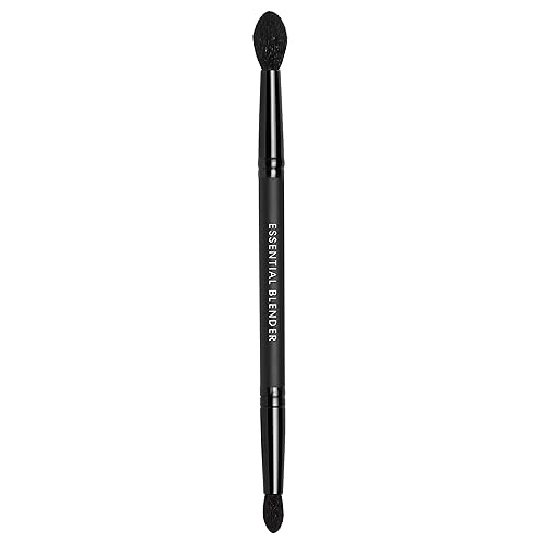 bareMinerals Essential Blender Dual-Ended Eye Brush, Tapered Edge Eyeshadow Brush to Blend, Pointed End to Diffuse Edges, Synthetic Fibers, Vegan