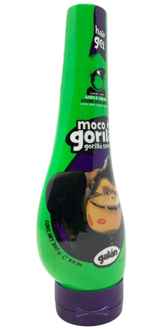 Moco de Gorila Galan Hair Gel | Extra Brillante Hair Styling Gel for Extreme Long-lasting Hold, Gorilla Snot Gel is the Ultimate Hair Gel to bring
