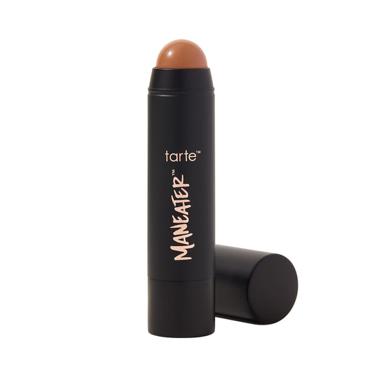 tarte maneater silk stick bronzer - Buildable Lightweight Cream Bronzer, Natural Matte Finish, Vegan & Cruelty-Free, full size, sundown