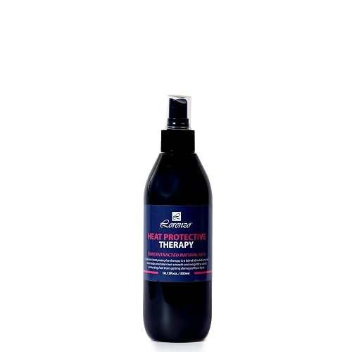 L Lorenzo Heat Protective Therapy Hair Spray 10.13fl.oz/300ml Adds Shine and Volume