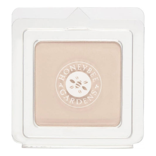 Honeybee Gardens Pressed Mineral Powder Foundation Refill, Geisha, Pale, Cool Shade, Adjustable Coverage, Natural Finish, With Botanical Extracts