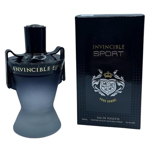 MCH BEAUTY LLC Invincible Platinum Men's Cologne 3.4 Fl. Oz. Eau de Toilette Spray (Sport)