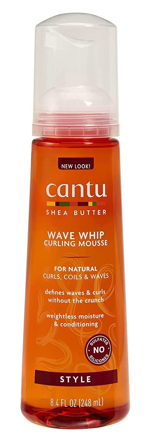 Cantu Shea Butter Wave Whip Curling Mousse 8.4 Ounce (Pack of 6)