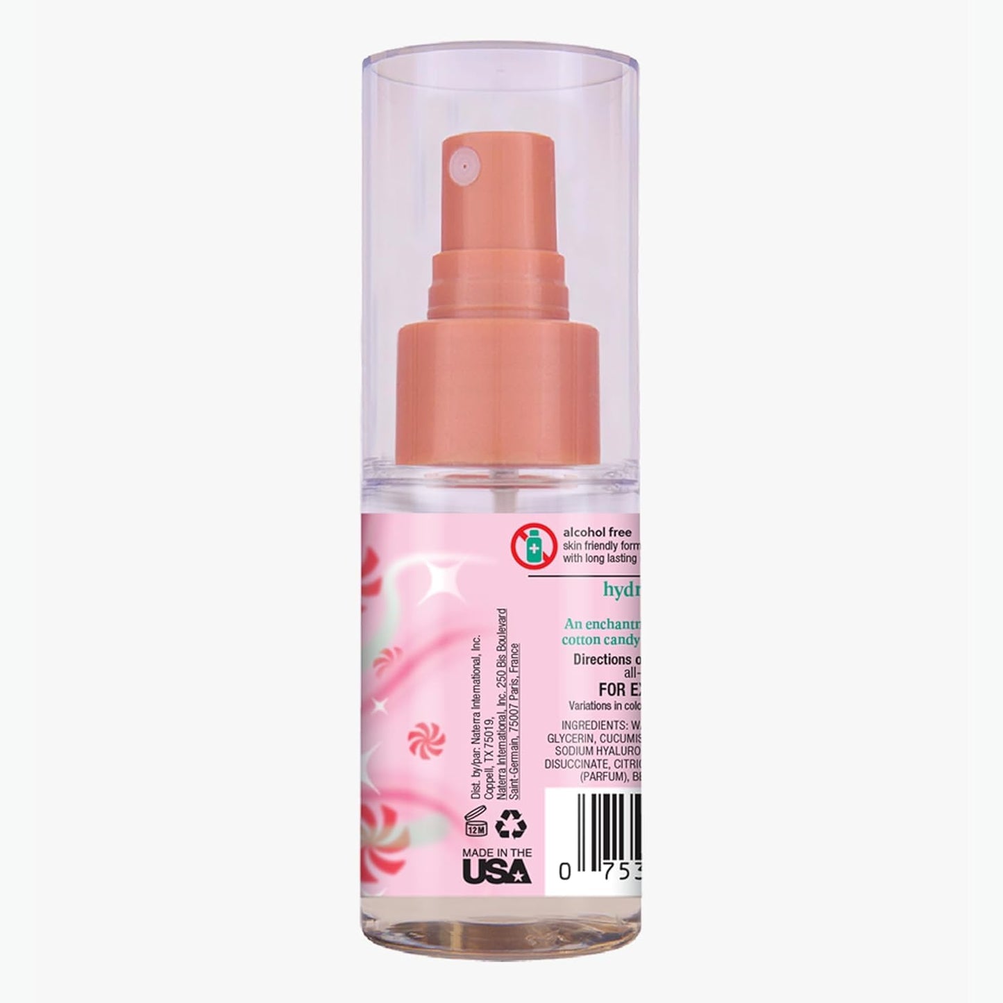 Tree Hut Mini Merry Mint Hair & Body Mist, Refreshing Body Spray, Layer with Favorite Scents, Travel Size, 1.26 fl oz