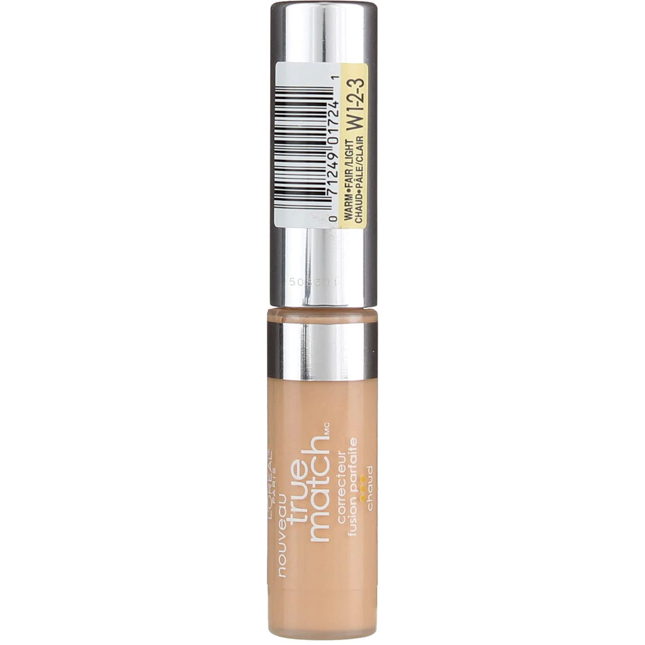L’Oreal ParisTrue Match Concealer, Fair/Light Warm [W1-2-3], 0.17 oz (Pack of 2)