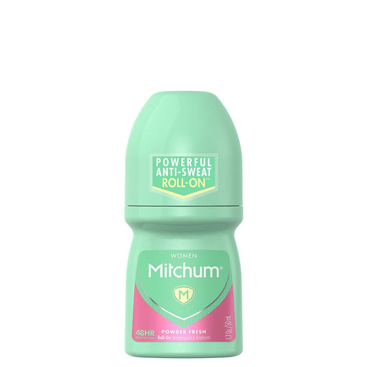 Mitchum Women Invisible Roll-On, Powder Fresh 1.7 oz (Pack of 10) Beauty and Personal Care Mitchum