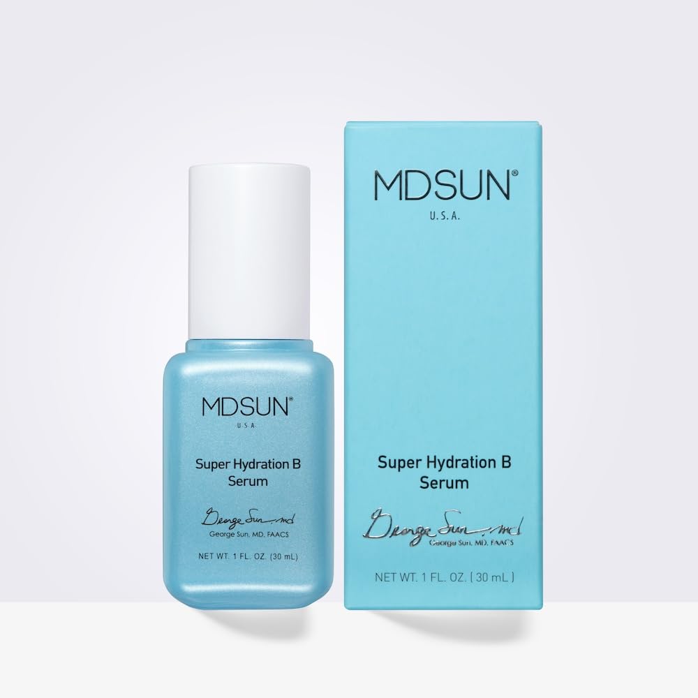 MDSUN Super Hydration B Serum, Face Serum, Antioxidant & Anti-Aging Formula, Best to Hydrate, Moisturize & Reduce Lines, Wrinkles, Uneven skin tone