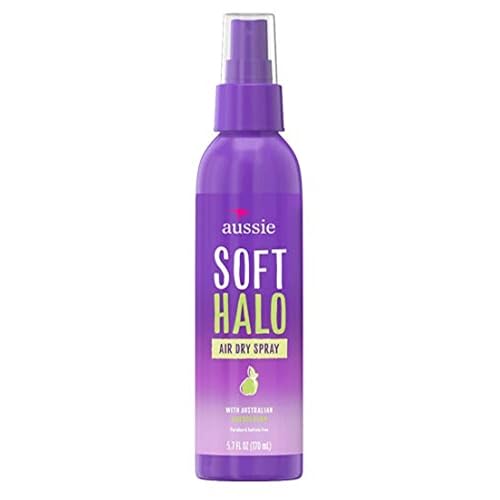 Aussie Soft Halo Air Dry Spray 5.7 Ounce (170ml) (Pack of 3)