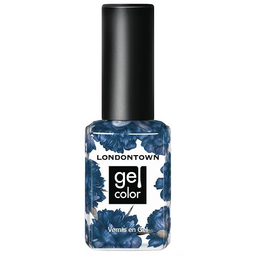 LONDONTOWN UV/LED Gel Nail Polish, Glossy Denim Blue, Under the Stars, 0.4 Fl Oz, Long Lasting, Chip Resistant High Shine Color Beauty & Personal Care LONDONTOWN