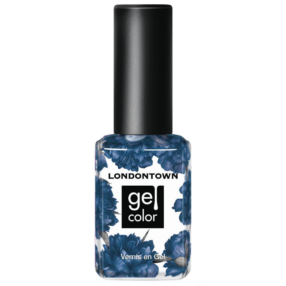 LONDONTOWN UV/LED Gel Nail Polish, Glossy Denim Blue, Under the Stars, 0.4 Fl Oz, Long Lasting, Chip Resistant High Shine Color Beauty & Personal Care LONDONTOWN