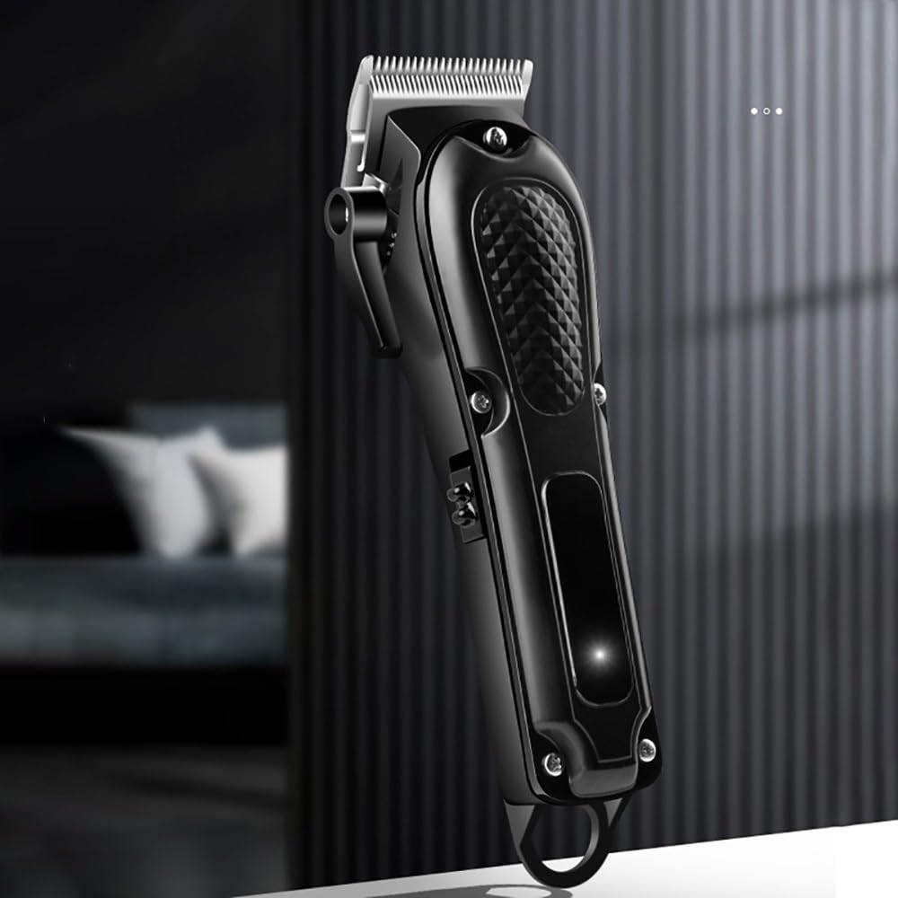 GLESVOWIO Mens Hair Clippers Adjustable Clipper for Men Professional Trimmer Electric Cordless Beard Cutting Machine USB Rechargeable Beauty and Personal Care GLESVOWIO