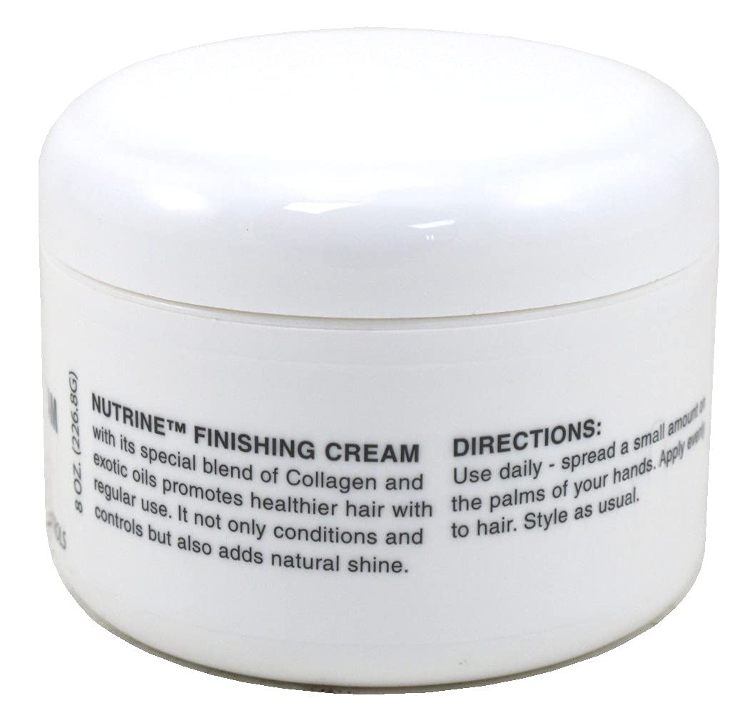 Nutrine Finishing Cream 8 Ounce (For Perms) (Pack of 6)