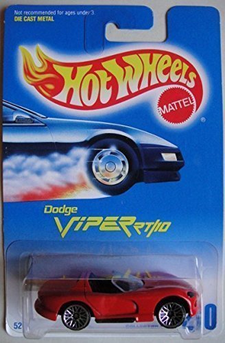 HOT WHEELS RED DODGE VIPER RT/10 #210
