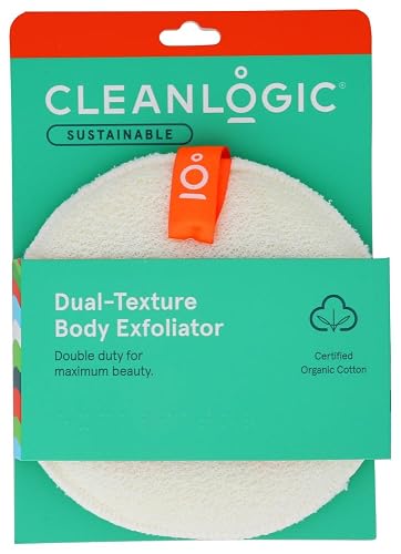 Clean Logic Dual-Texture Body Exfoliator (Pack of 2) Beauty & Personal Care Cleanlogic
