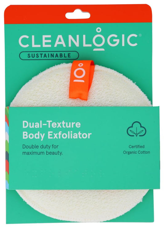 Clean Logic Dual-Texture Body Exfoliator (Pack of 2) Beauty & Personal Care Cleanlogic
