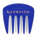 KAZMALEJE Detangling & Styling Pick for Curly, Kinky, Coily Hair | Reduces Frizz, Adds Volume | For Women, Kids & Men