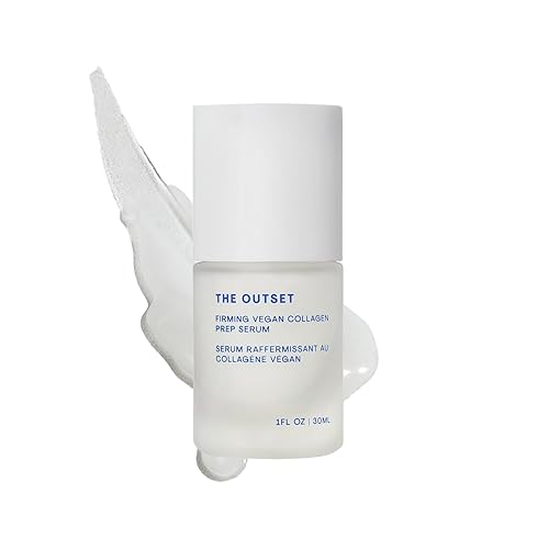 The Outset Firming Vegan Collagen Prep Serum - Gentle, Fragrance Free Multi-Benefit Serum - Hydrating, Brightening, Plumping and Anti-Aging - Clean