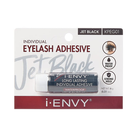 i-Envy Semi-Permanent Lash Glue Adhesive for Individual Cluster Lashes & Lash Extension, Waterproof Strong Hold, Long-Lasting Up to 2 Weeks