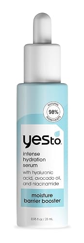 Yes To Intense Hydration Serum, Locks In Moisture and Helps Support Skin's Barrier Against Environmental Damage, Hyaluronic Acid, Avocado Oil