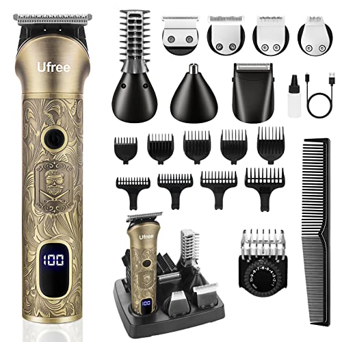 Ufree 7-in-1 Beard Trimmer for Men, Electric Razor Shaver, Men Grooming Kit Beauty and Personal Care Ufree Default Title