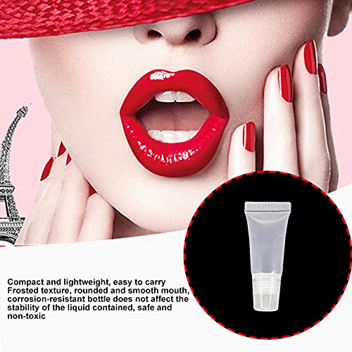Ewanda store 5ml 20 Pcs Empty Lip Gloss Balm Tubes Soft Tubes Cute Squeeze Tubes Cosmetic Mini Containers for DIY Lip Gloss