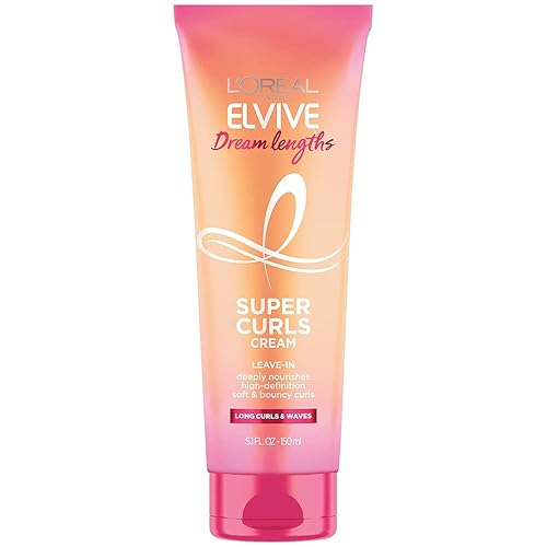 L’Oréal Paris Elvive Dream Lengths Super Curls Cream Leave-In, 5.1 Ounce