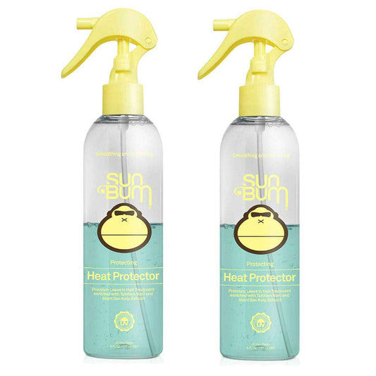 Sun Bum Protecting Heat Protector Spray | Heat Protectant Hair Spray | Frizz Control | Sulfate Free | Paraben Free | Color Safe | 6 Ounce Bottle | 2