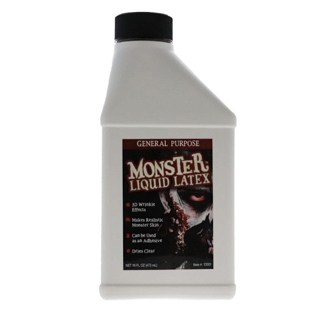FX Monster Liquid Latex (2 Pack) For Halloween Costume, Zombie, Vampire, Monster Make Up & Dress Up, Special Effects, Parties and Cosplay, Face
