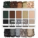 wet n wild Color Icon 10-Pan Eyeshadow Makeup Palette, Blue Lights Off, Long Lasting, Shimmer, Metallic, Glittery, Matte, Rich Smooth Pigment, Cruelty