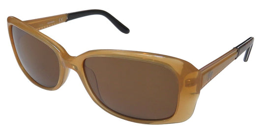 Harley Davidson Eyewear HD0302X Sunglasses - Shiny Light Brown Frame, Brown Lenses, HD0302X5645E