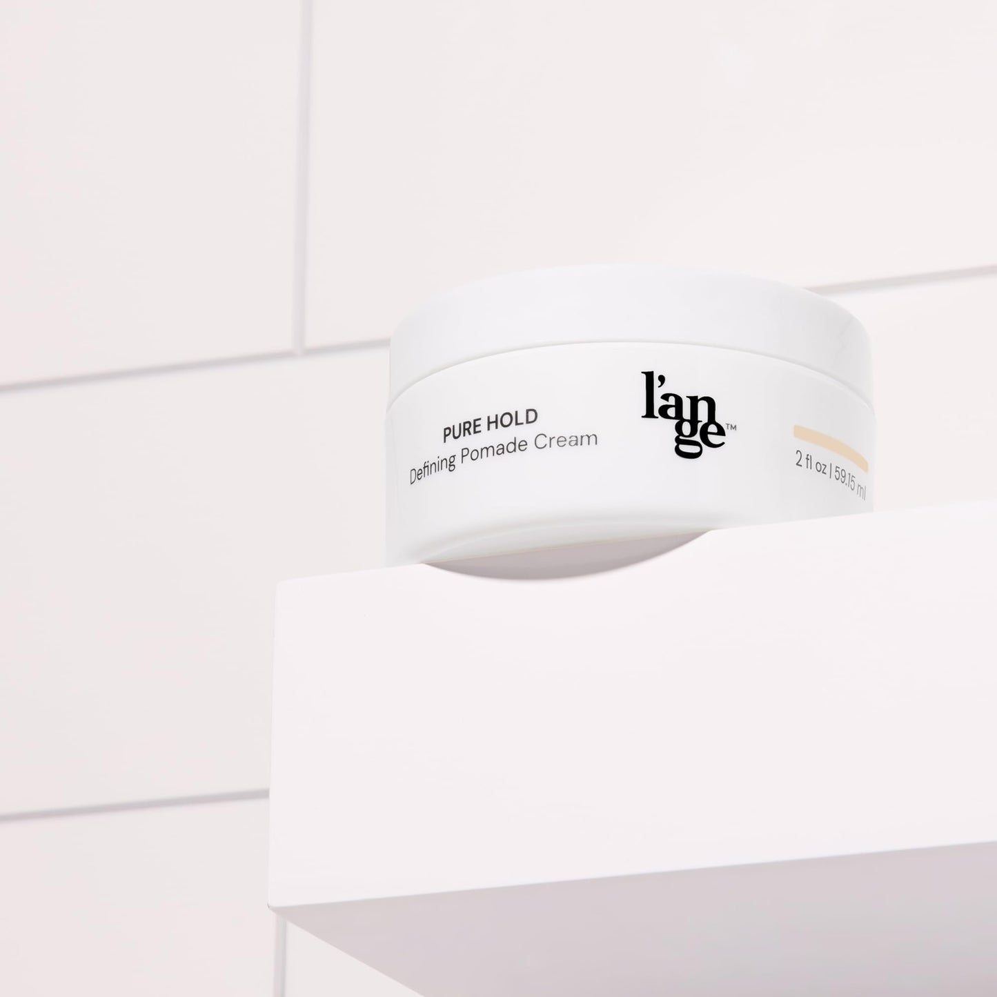 L’ANGE HAIR Pure Hold Defining Pomade Cream | Light Hold with Natural Matte Finish | Non-Greasy, Adds Texture, All-Day Hold & Easy Wash | Hair Pomade