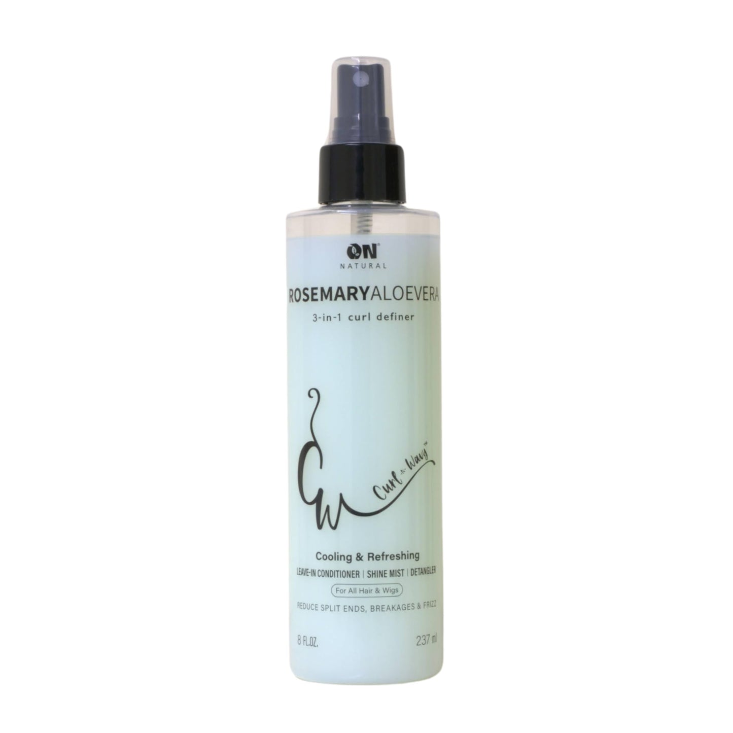 On Natural Curl-N-Wavy 3-in-1 Curl Definer (8 OZ, Rosemary Aloe Vera)